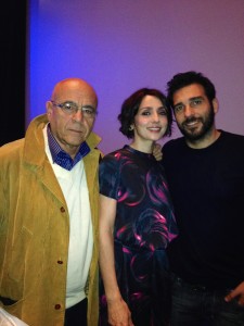 Con Ambra Angiolini e Edoardo Leo