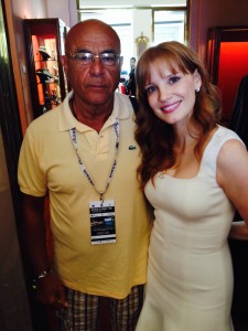 All'Ischia Globa Fest 2014 con Jessica Chastain