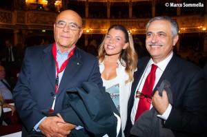 Con alessandra Clemente e Nino Daniele  al San Carlo al Premio Napoli c'è