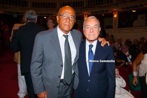 Con Gianni Letta al Premio Le maschere del teatro italiano-4 settembre 2015