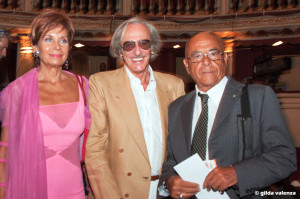 con Cicci Rossini e Mariano Rigillo